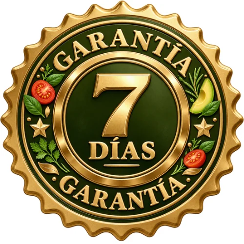 Sello de garantía de 7 días de Sabor Libre.